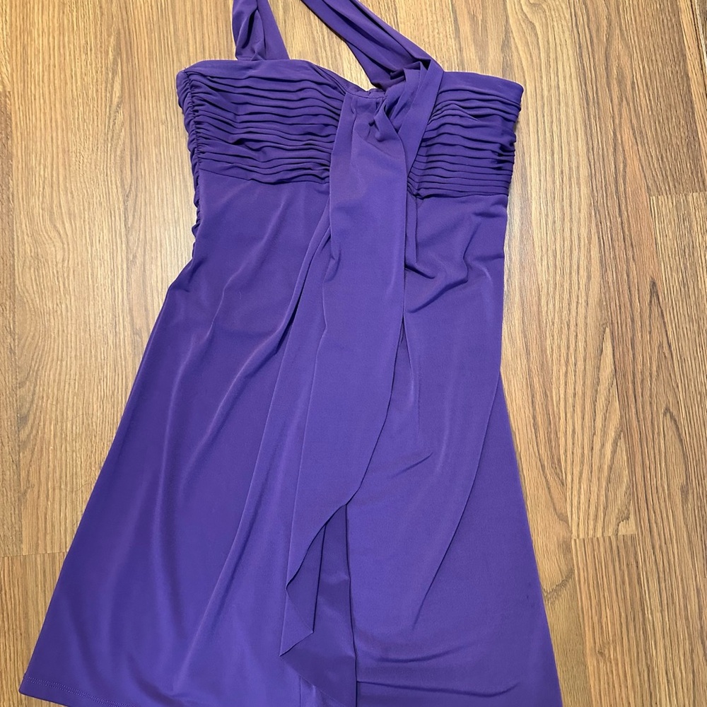 Elegant Purple Women's Dress
